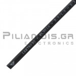 Heat Shrink Sleeve Glued EL301A series  3:1  3.0mm (1.0mm)  Black