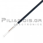 Microphone cable 2x0,12mm² spiral shielded Ø2,4x5,0mm