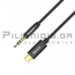 Type C cable - 3.5mm Stereo Male 1.0m Black