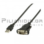 Converter Cable USB Male - D-SUB 9pin Male 2.0m