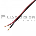 Loudspeaker Cable, black-red 2x0,50mm