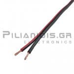 Loudspeaker Cable, black-red 2x1,00mm