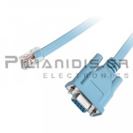 Καλωδιο Σειριακο RJ45 Αρσενικο - D-SUB 9pin Θηλυκό 1.8m