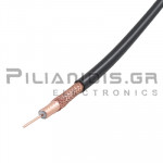 Antenna Cable 75Ω 25db/2150MHz Ø7.0mm PE All Weather  Black UV Resistance