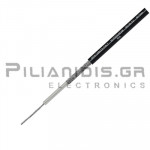 Καλώδιο Coaxial | PVC | 50Ω | Cu | Out: &Oslash;4.95mm | Μαύρο