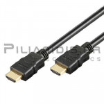 HDMI Cable 2.0v Male - HDMI Male 10m Ethernet + Ferrites
