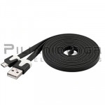 USB 2.0 Cable Male - USB B micro Male 2.0m Black