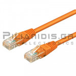 UTP cat5e Cable RJ45 Male - RJ45 Male 0.50m Orange