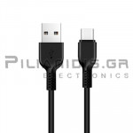 USB Cable Male - Type C 3.0m Black