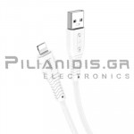 USB Cable Male - Type C 60W 1.0m White