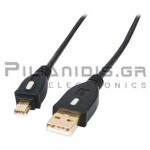 ΚΑΛΩΔΙΟ USB Α ΑΡΣENIKO - USB Mini 5pin 1.8m