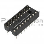 IC socket 18-pin  7,62mm