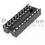 IC socket 20-pin  7,62mm