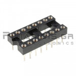 IC socket 16-pin βάση ακριβείας  7,62mm