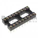 IC socket 18-pin βάση ακριβείας  7,62mm