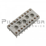 IC socket 18-pin βάση ακριβείας  7,62mm