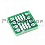 IC Adaptor | SO8 , MSOP8 , SOIC8 , TSSOP8 , SOP8 to DIP8 | PCB | PB-Free
