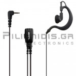 Adjustable Headset Microphone PTT (1pin 2.5mm Corner)