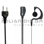 Adjustable Headset Microphone PTT (2pin Standard)