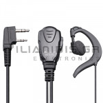 Adjustable Headset Microphone PTT (2pin Kenwood L)