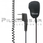 Μικρoμεγάφωνο + Έξοδο Ακουστικο 3.5mm (2pin Motorola)
