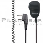 Μικρoμεγάφωνο + Έξοδο Ακουστικο 3.5mm (2pin Kenwood L)