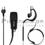 Adjustable Headset Laringfono PTT Waterproof & PTT extra (2pin Standard)