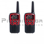 Τransceiver Pair PMR446 | 8Ch+8Ch & 38CTCSS | (4Km*) | (3 x AAA Alcaline)