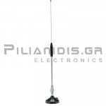 Magnetic Car Antenna CB | Ø90mm | 26-28MHz | 140W | 0.66m (with Cable 2.75m)