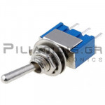 Toggle Switch ΜΙΝΙ 3 Contacts ΟΝ - ΟΝ   3Α/250VAC