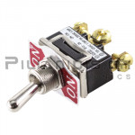 Toggle Switch 3 Contacts ΟΝ - ΟΝ 10A/250VAC