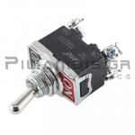 Toggle Switch 4 Contacts ΟΝ - OFF  15A/250VAC