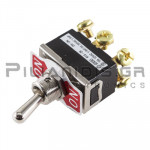 Toggle Switch 6 Contacts ΟΝ - ΟΝ  15A/250VAC