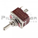 Switch Toggle Ø12mm ON-OFF-ON 15A/250VAC (6 Pins) with Faston