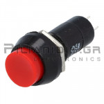 Switch ΟΝ - OFF Ø12mm Circuitry Red 1A/250V