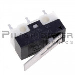 Microswitch SUPER-MINI 3 Contacts 1A/125V with Lever