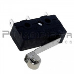 Microswitch MINI 3 Contacts 3A/250V with Lever + Roller