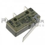 Microswitch MINI 3 Contacts 5Α/250V with Lever