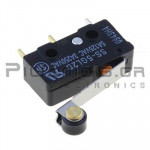 Microswitch MINI 3 Contacts 3A/250V  with Lever + Roller