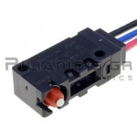 Microswitch 3 Contacts 5A/250V IP67 + Cable 30cm
