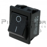 Rocker Switch 22x30mm  (ΟΝ) - OFF 16Α/250V