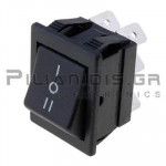 Rocker Switch 22x30mm  ΟΝ - OFF - ΟΝ 15A/250V