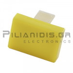 Lens Rectangular 18.8 x 12.8mm | Series 1 | Yellow | Plastic