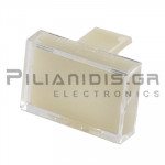 Lens Rectangular 18.8 x 12.8mm | Series 1 | Colourless | Plastic