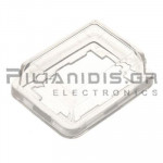 Καπάκι IP65 για Διακόπτη Κούνιας 13x19mm Διάφανο