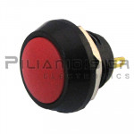 Push Button  Ø12  SPST-NO 2A/36VDC IP65 Red