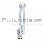 Operating head | Roller lever plunger Ø19x5mm Adjustable | Metal