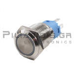 Push Button Latching | &Oslash;16 | SPDT 1xNO + 1xNC | 2A/250VAC | Red (12-24V)| IP67