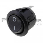 Rocker Switch Ø20.2mm  ON - OFF   10Α/250V Black