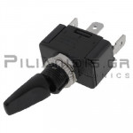 Toggle Switch Ø12.2  3 Contacts ON - OFF -ON  6A/250V Faston